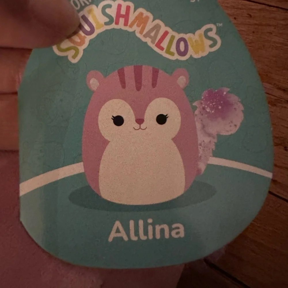 NWT Allina the Squirrel Squishmallow